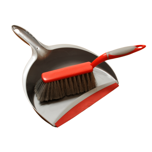 Dustpan and brush